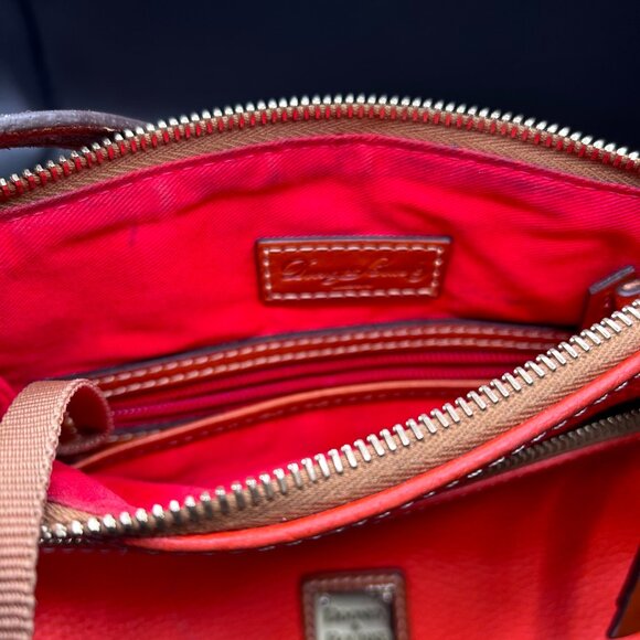 Dooney & Bourke Women's Pebble Grain Crossbody Shoulder Bag Leather Salmon - Picture 7 of 16